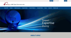 Desktop Screenshot of apacoe.com.tw