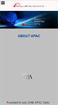 Mobile Screenshot of apacoe.com.tw